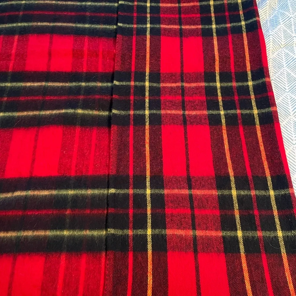 Red Plaid Throw